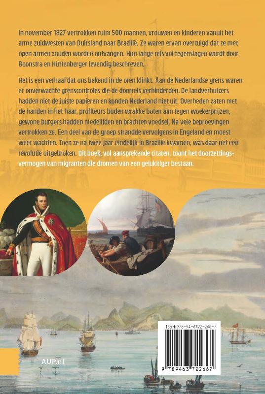 Gelukzoekers gestrand achterkant