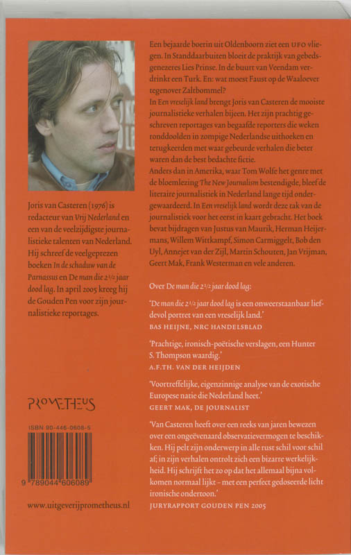 Een Vreselijk Land achterkant