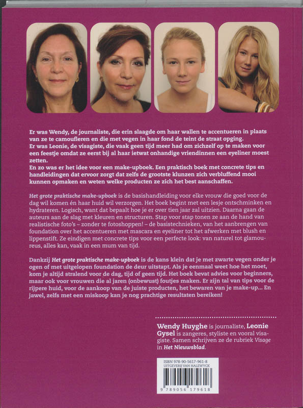 Het grote praktische make-up boek achterkant