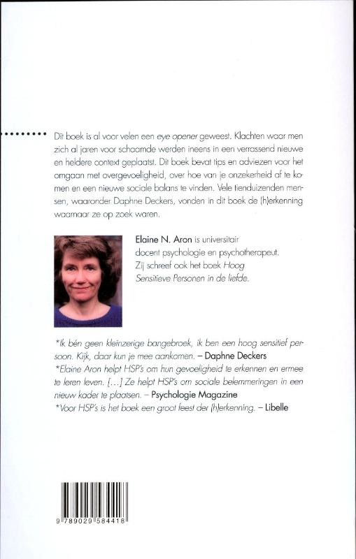 Hoog Sensitieve Personen achterkant
