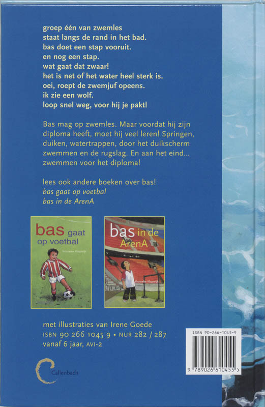Bas En Het Zwem-Abc achterkant