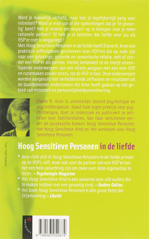 Hoog Sensitieve Personen In De Liefde achterkant
