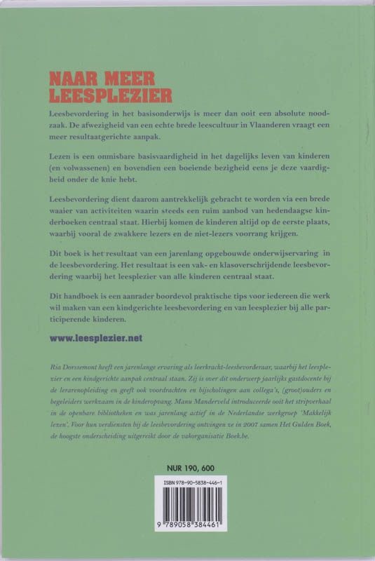 Naar meer leesplezier achterkant