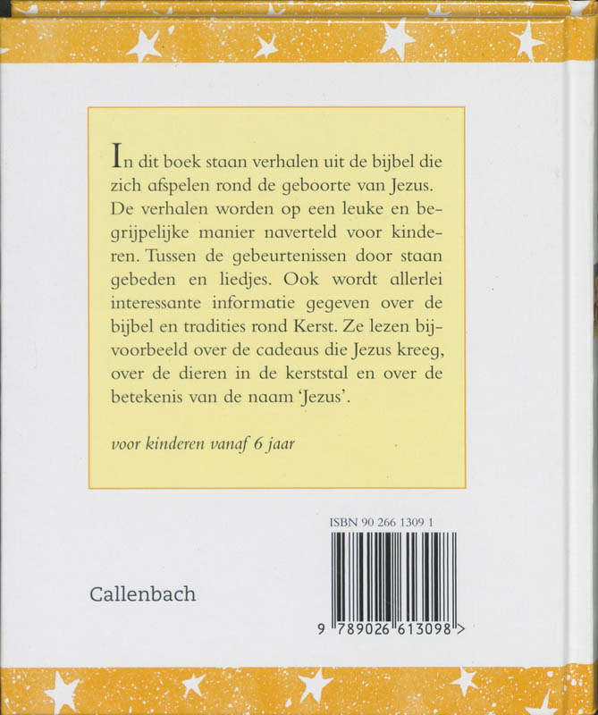 Mijn Kerstboek achterkant