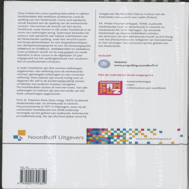 Praktische cursus / Vast Boek / Noordhoff achterkant