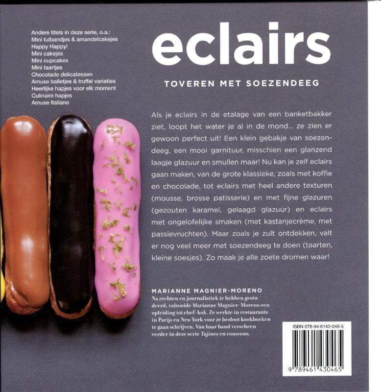 Eclairs / Creatief Culinair achterkant