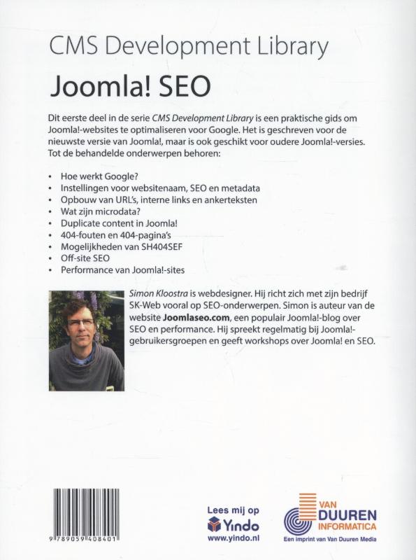 CMS Development Library - Joomla! SEO achterkant