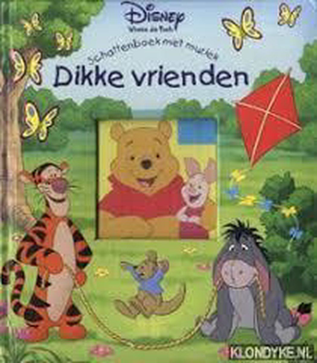 DIKKE VRIENDEN - SCHATTENBOEK MET MUZIEK - DISNEY WINNIE DE POEH