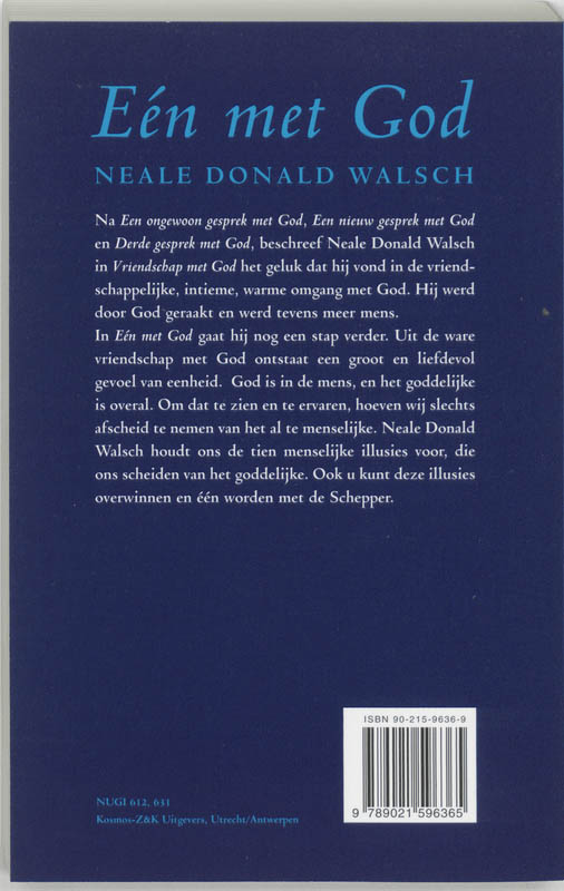 Een Met God achterkant