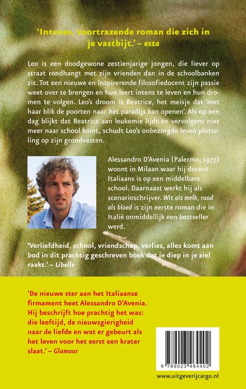 Wit Als Melk, Rood Als Bloed achterkant