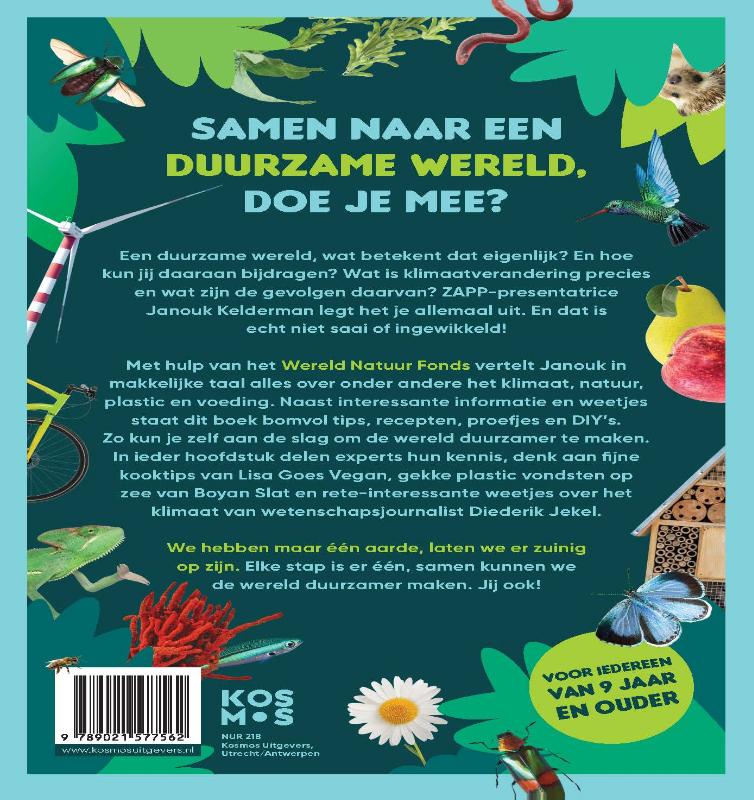 Janouk zoekt een duurzame wereld achterkant