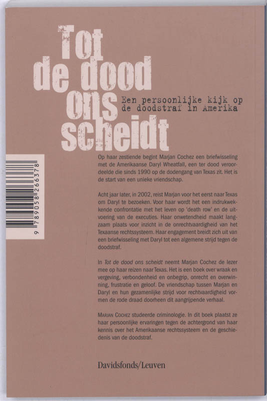 Tot De Dood Ons Scheidt achterkant