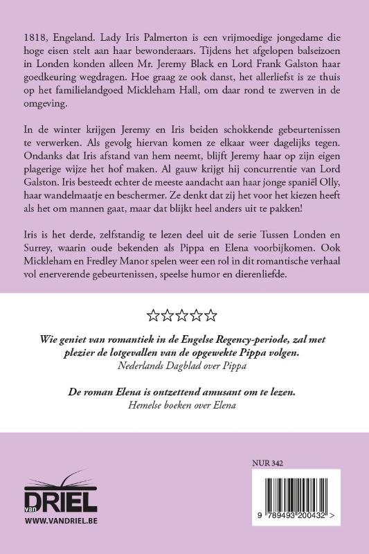 Iris / Tussen Londen en Surrey / 3 achterkant