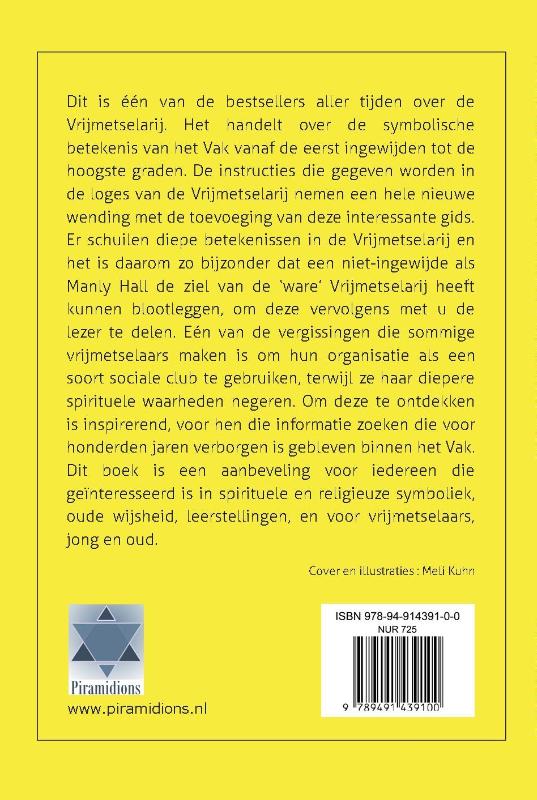 De verloren sleutels van de Vrijmetselarij achterkant