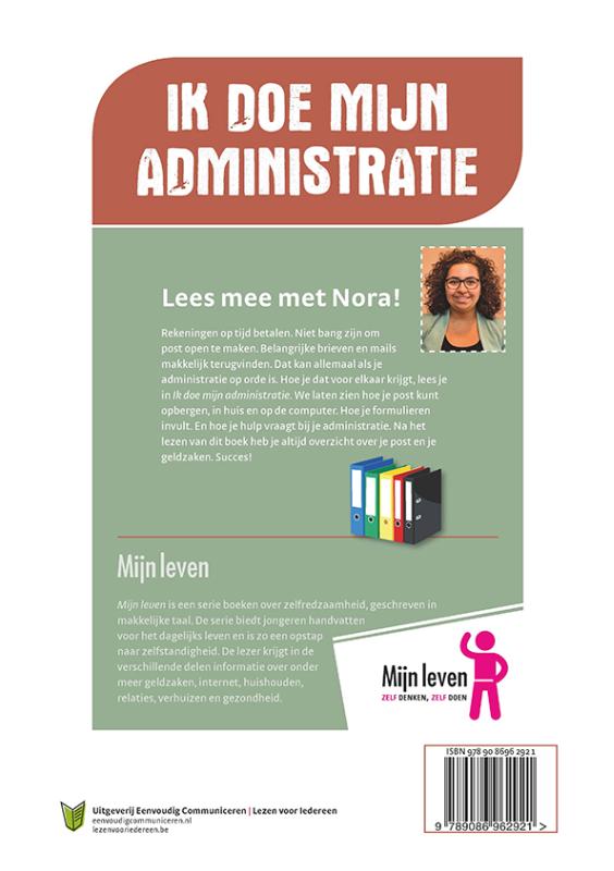 Ik doe mijn administratie / Mijn leven / 9 achterkant