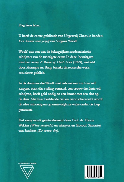 Een kamer voor jezelf achterkant