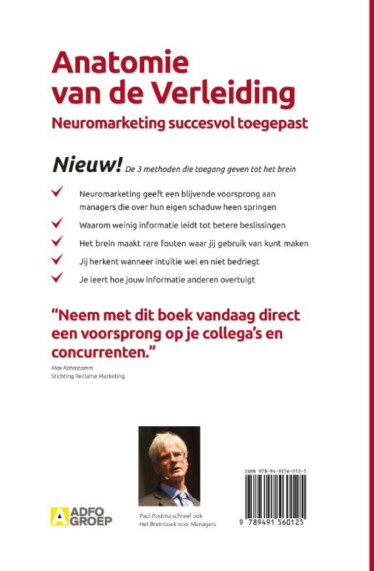 Anatomie van de verleiding achterkant