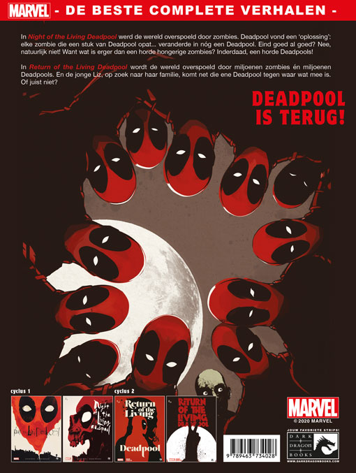 Return of the living Deadpool 2 achterkant