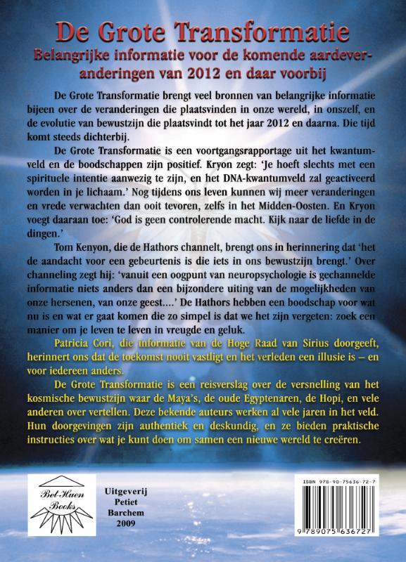 De Grote Transformatie achterkant