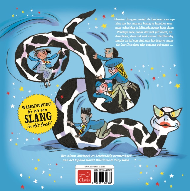 Help! Een slang in de klas achterkant