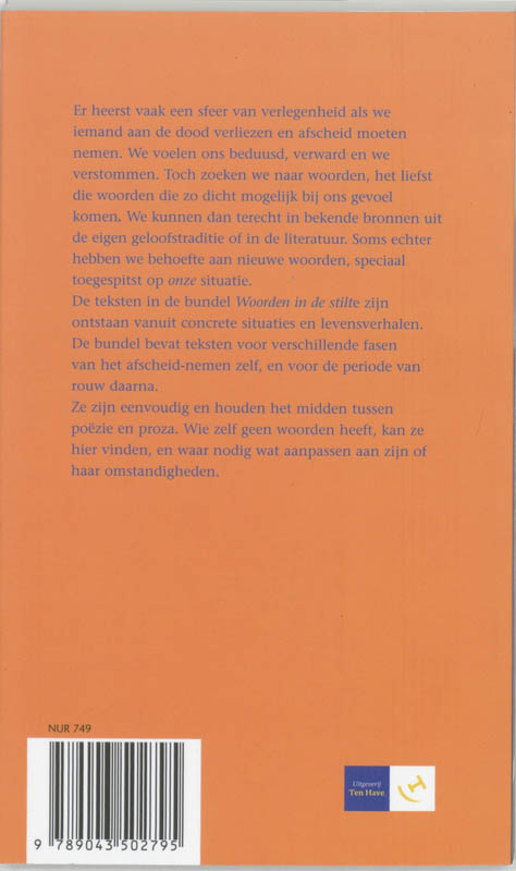 Woorden In De Stilte achterkant