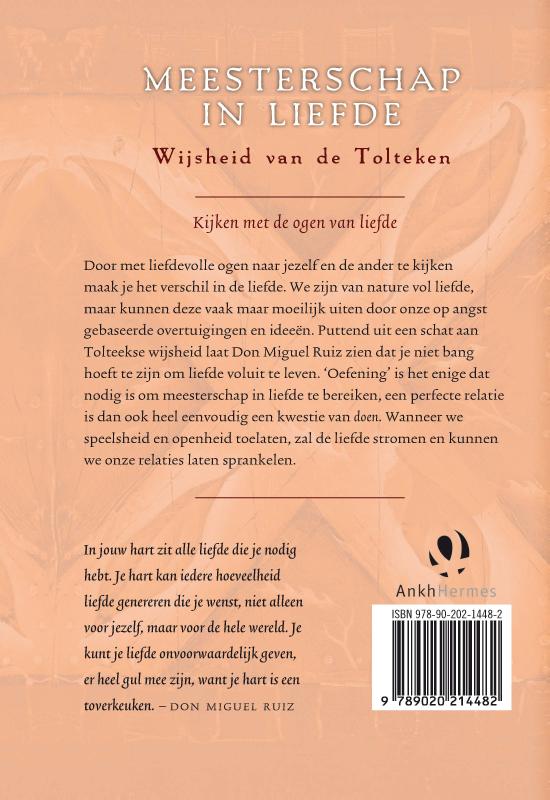 Wijsheid van de Tolteken  -   Meesterschap in liefde achterkant