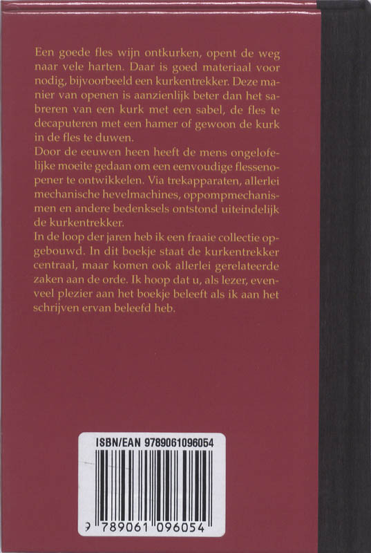 de europese kurkentrekkers en memorabilia / Miniaturen reeks / 26 achterkant