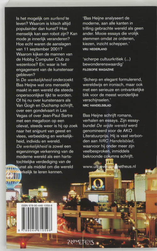 De Werkelijkheid achterkant