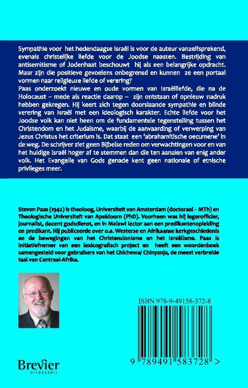 Liefde voor Israël nader bekeken achterkant