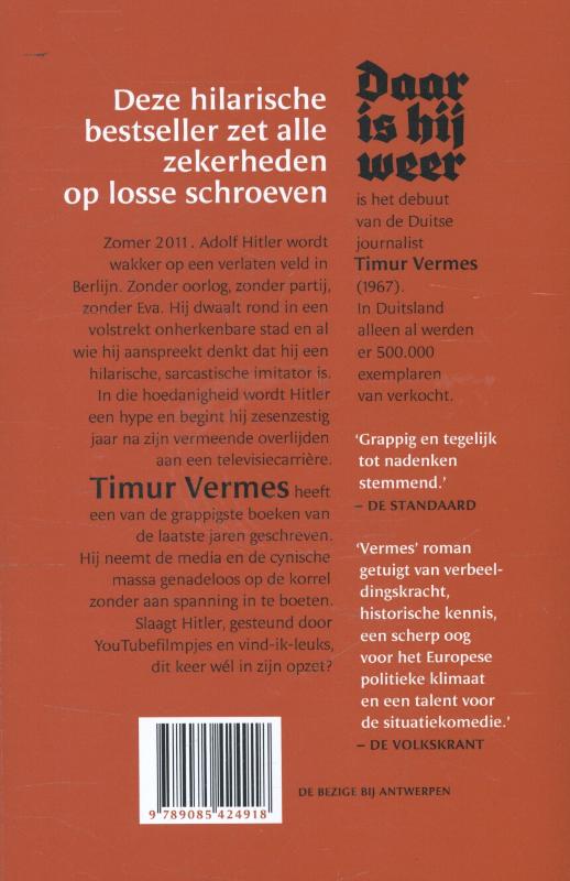 Daar is hij weer achterkant