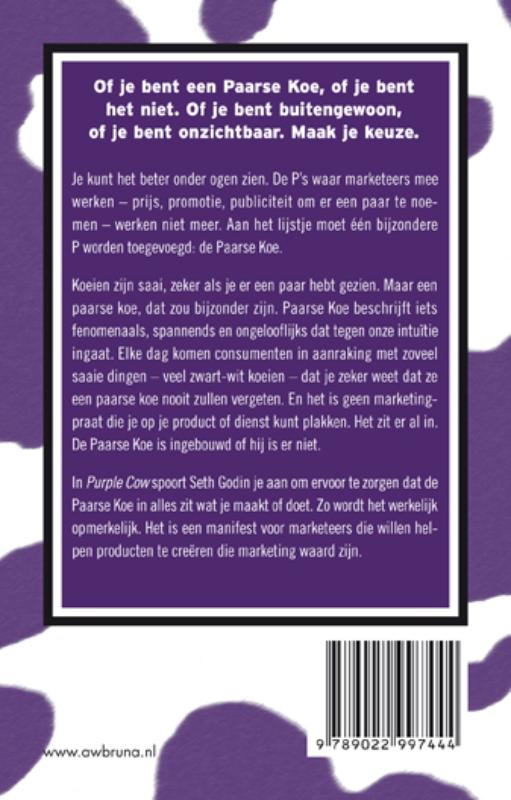 Purple Cow achterkant