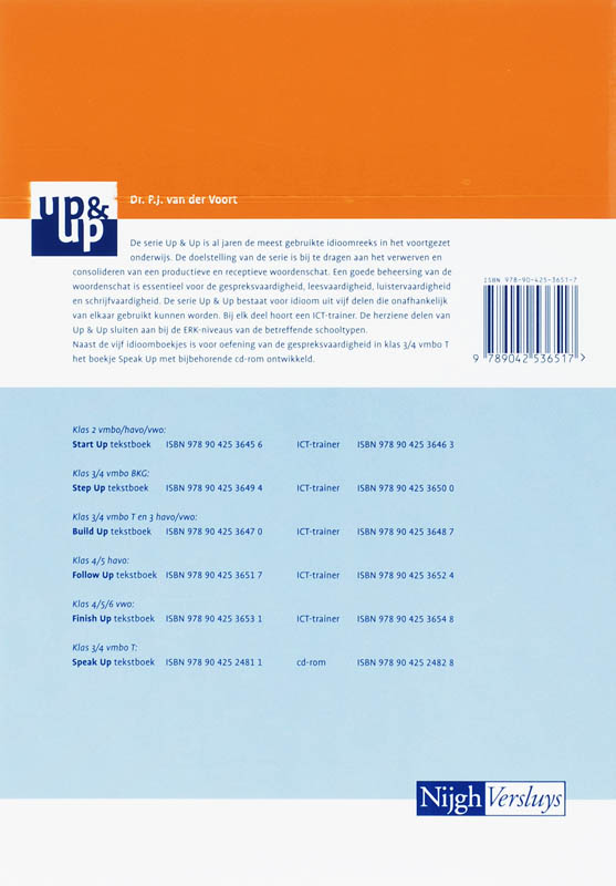 Follow up Engels idioom 4/5 Havo achterkant