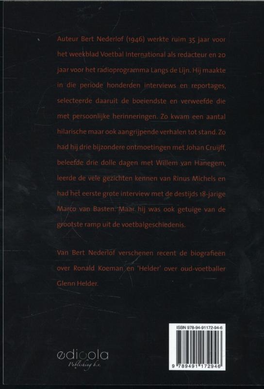 Drie dolle dagen met de Kromme en andere voetbalverhalen achterkant