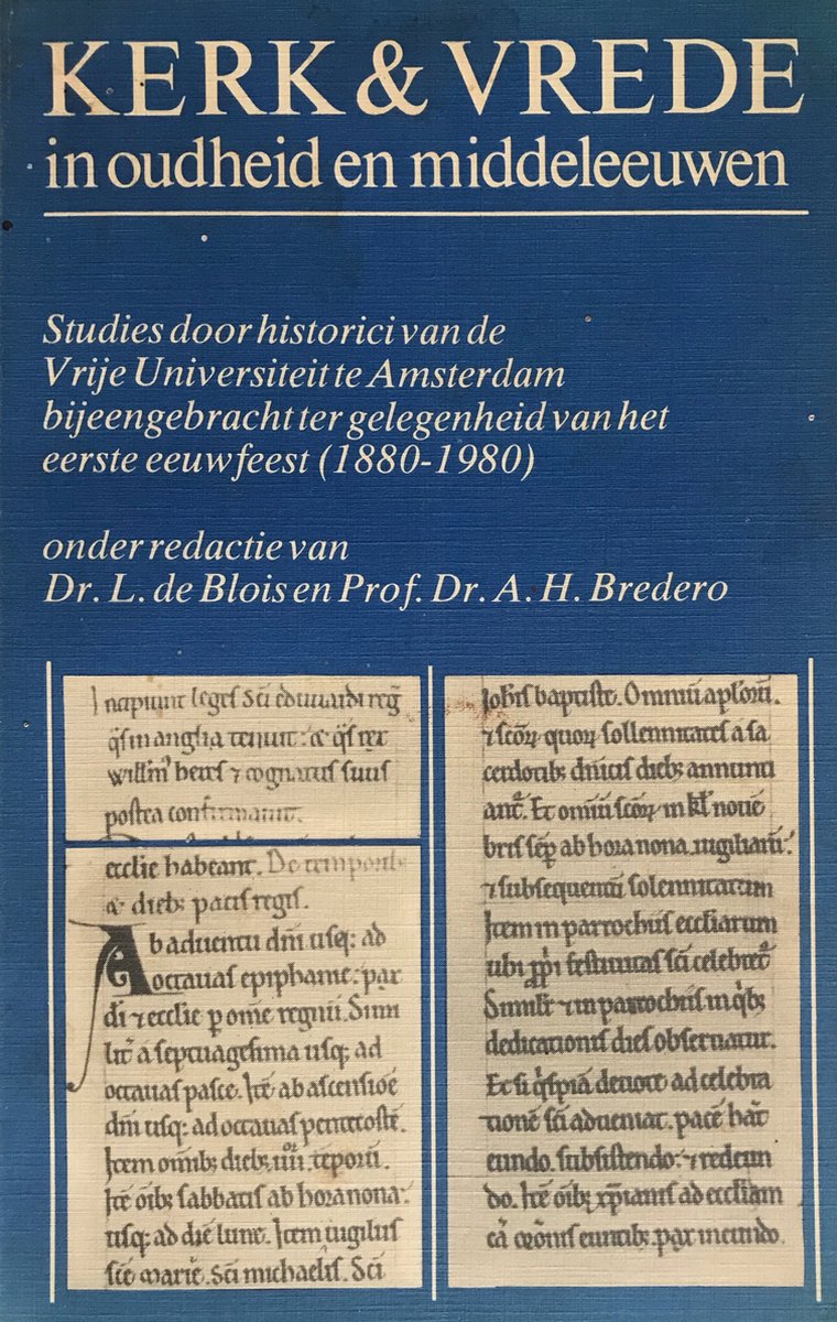 Kerk en vrede in oudheid en middeleeuwen