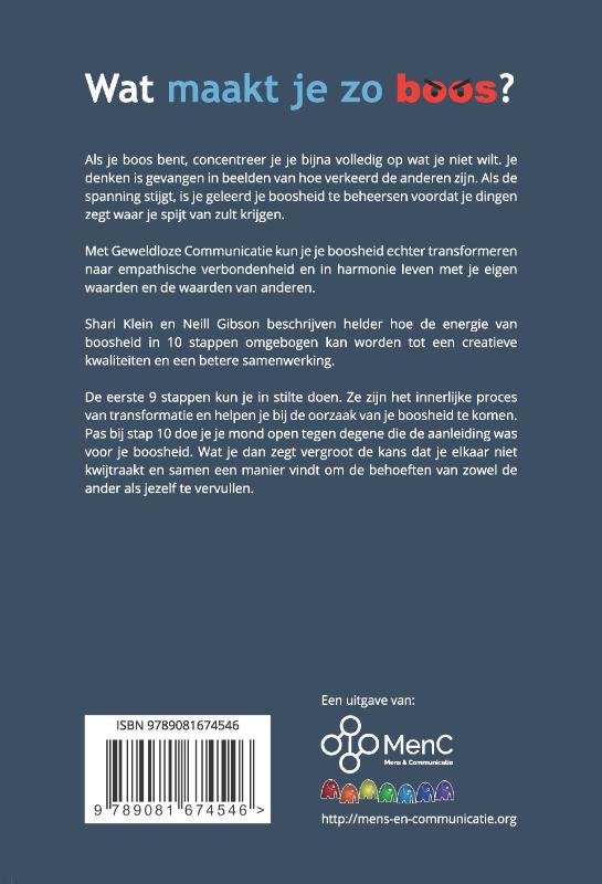 Mens & communicatie - Wat maakt je zo boos? achterkant