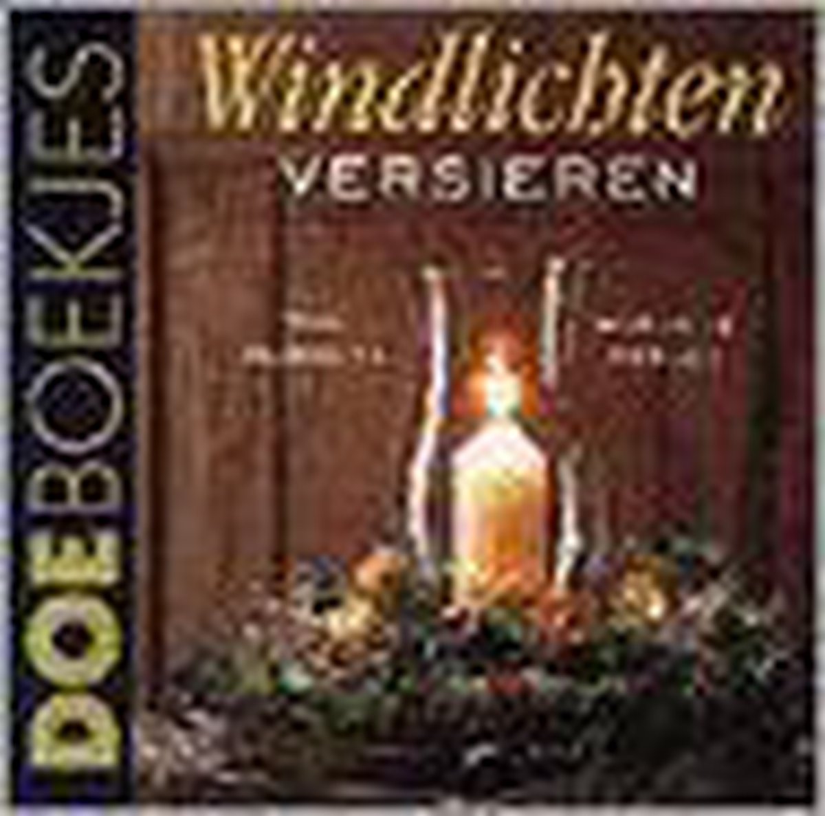 Windlichten versieren. doeboekje