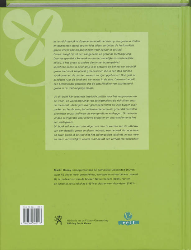 Groenbeheer, een verhaal met toekomst achterkant