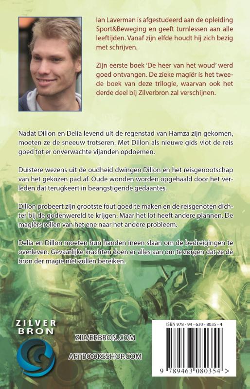 De zieke magiër / De kronieken van magie / 2 achterkant