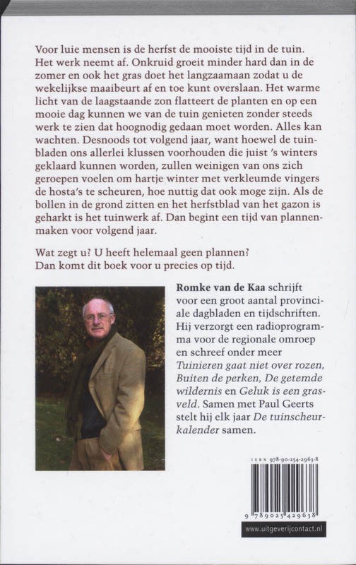 Alles Kan Wachten achterkant