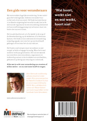 Iedereen verandert-nu wij nog achterkant