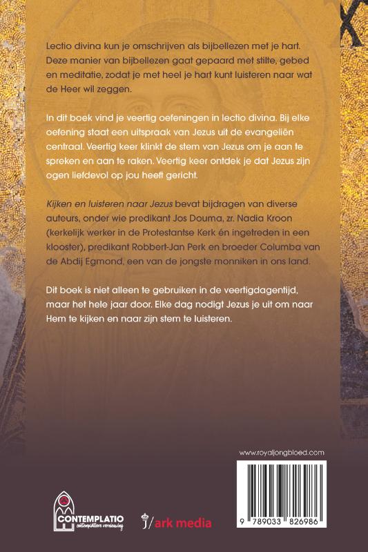 Kijken en luisteren naar Jezus achterkant