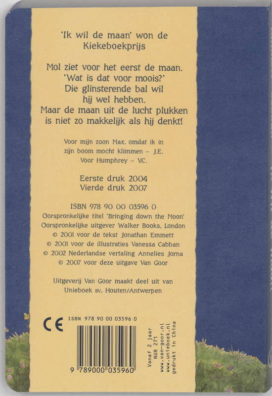 Ik wil de maan achterkant