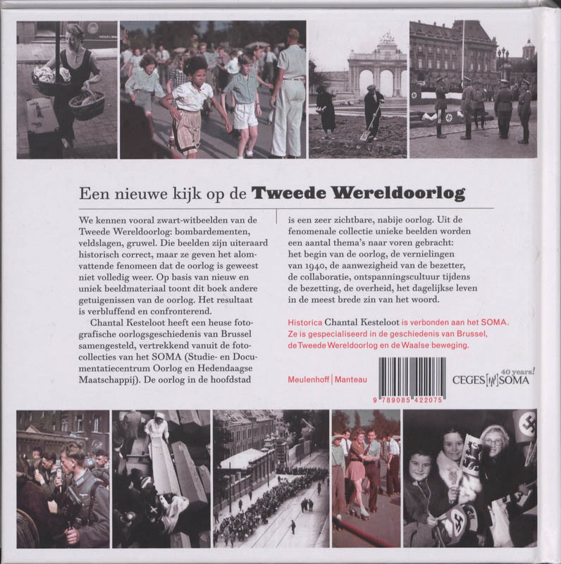 Brussel 1940-1944 achterkant