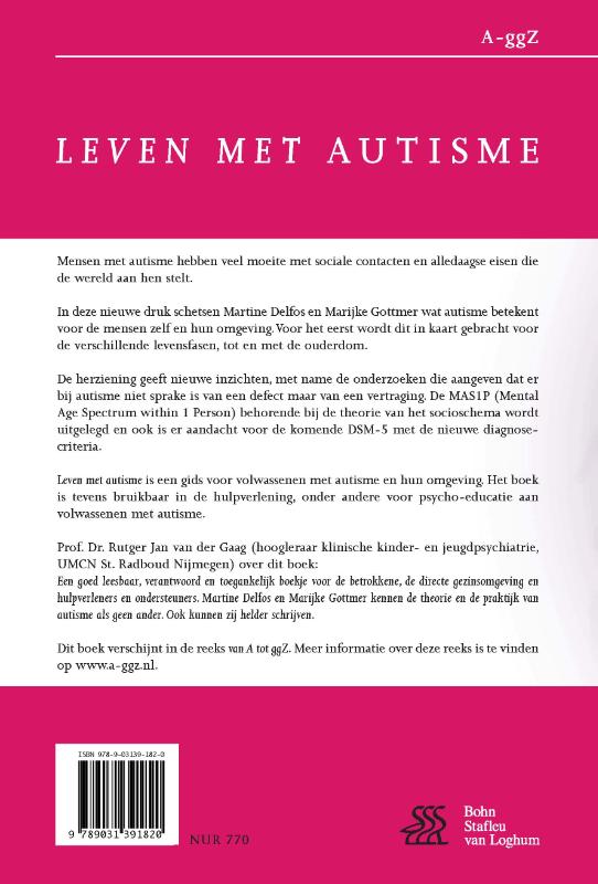 Leven met autisme / Van A tot ggZ achterkant