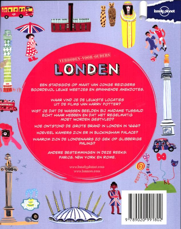 Lonely planet verboden voor ouders - Londen / Lonely planet - verboden voor ouders achterkant