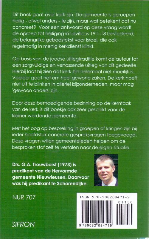 Gewoon anders achterkant