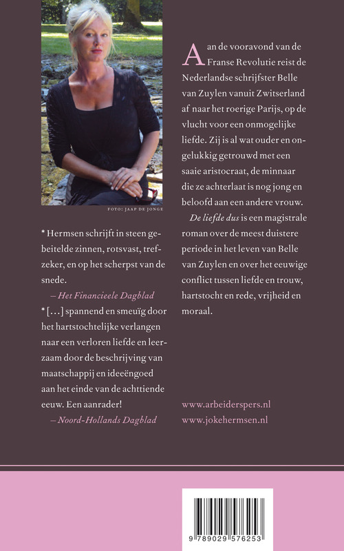 De Liefde Dus achterkant