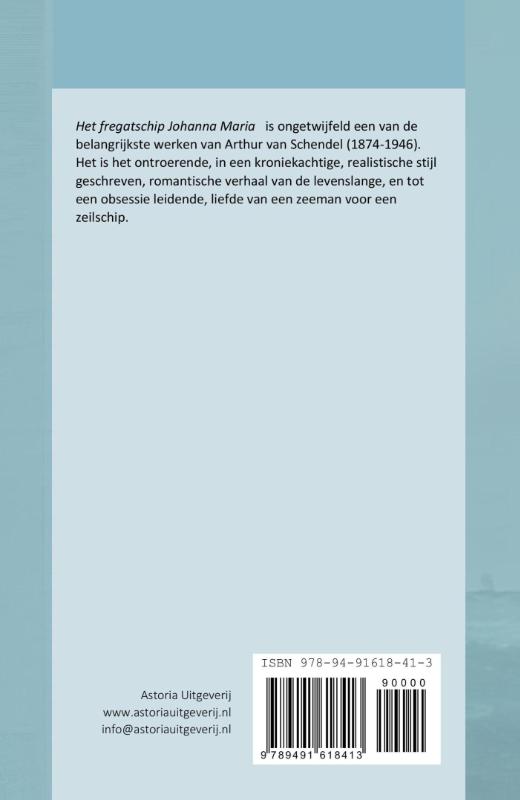 Het fregatschip Johanna Maria achterkant