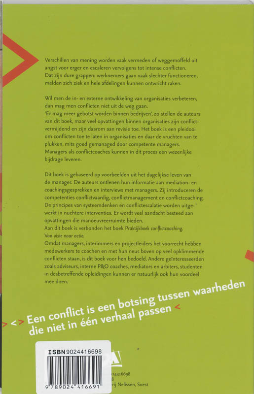 Conflictcoaching achterkant