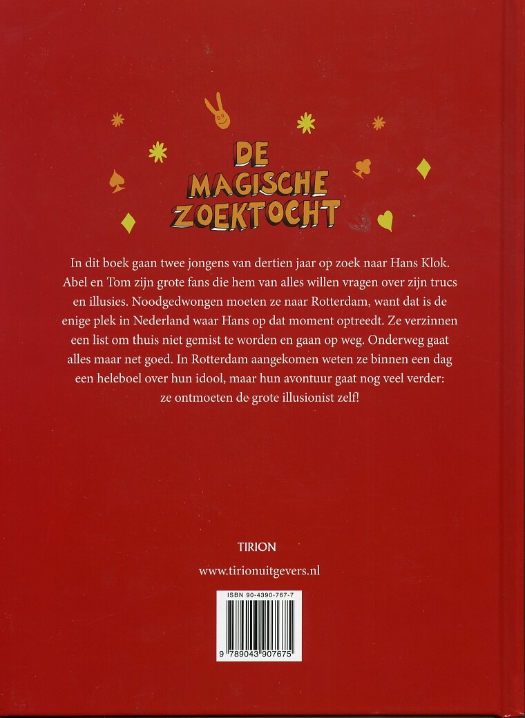 De magische zoektocht achterkant